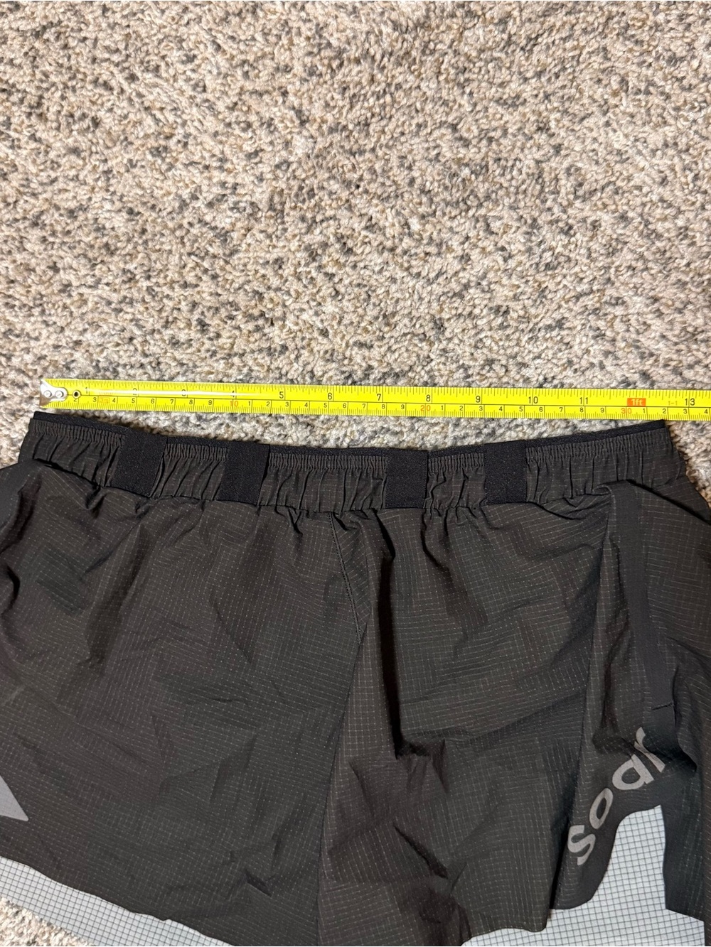 SOAR Women’s Marathon Shorts Small Black Lined Running Race Shorts - Picture 8 of 9
